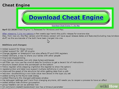 Cheat Engine 6.4 Mac Download